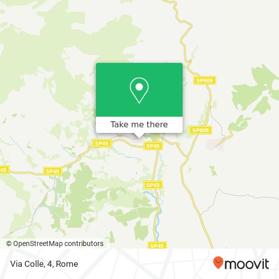 Via Colle, 4 map