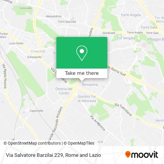 Via Salvatore Barzilai 229 map