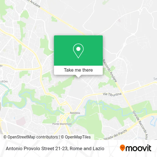 Antonio Provolo Street 21-23 map