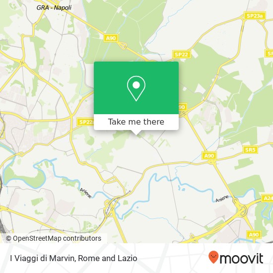 I Viaggi di Marvin map