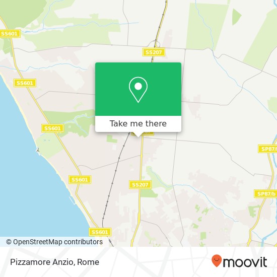 Pizzamore Anzio map