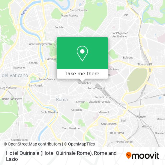 Hotel Quirinale (Hotel Quirinale Rome) map