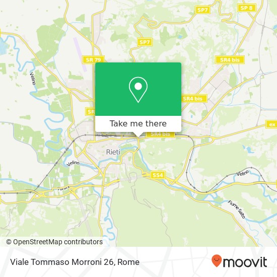 Viale Tommaso Morroni 26 map