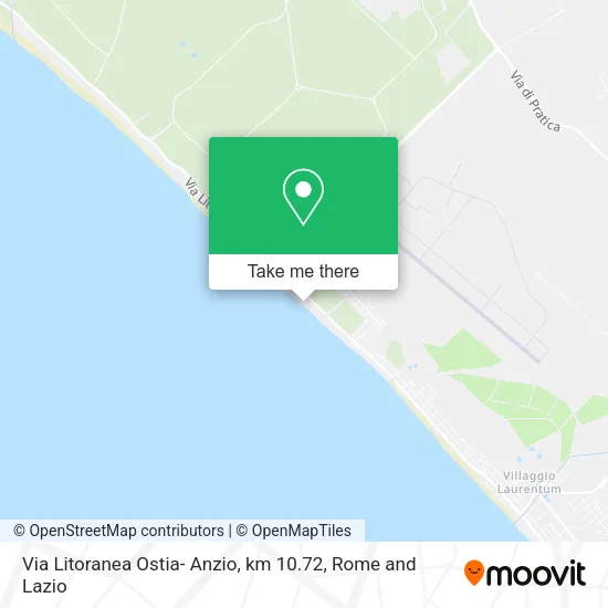 Via Litoranea Ostia- Anzio, km 10.72 map