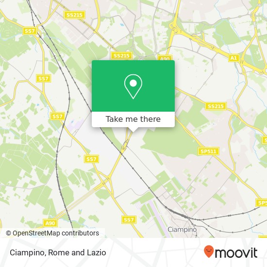 Ciampino map
