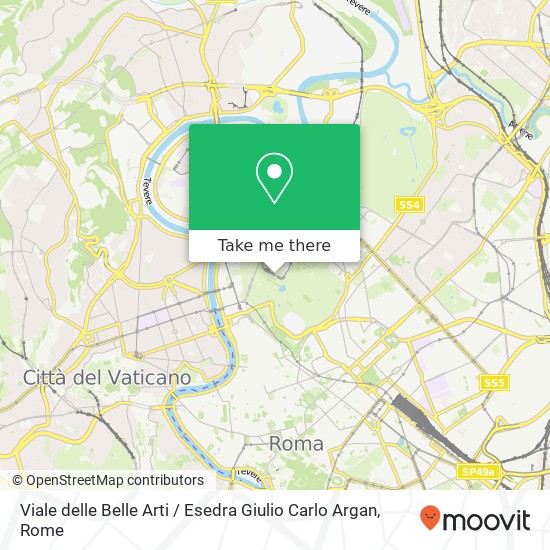 Viale delle Belle Arti / Esedra Giulio Carlo Argan map