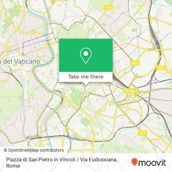 Piazza di San Pietro in Vincoli / Via Eudossiana map