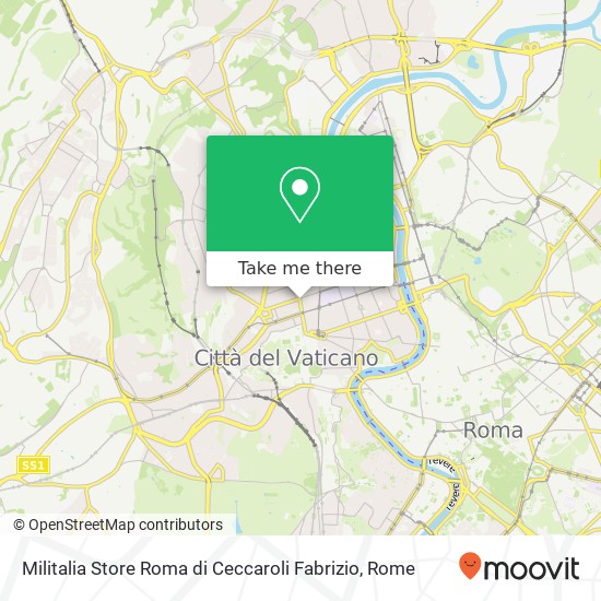 Militalia Store Roma di Ceccaroli Fabrizio map