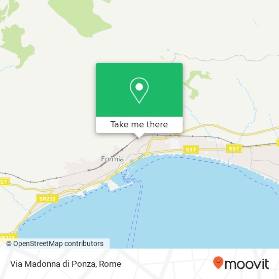 Via Madonna di Ponza map