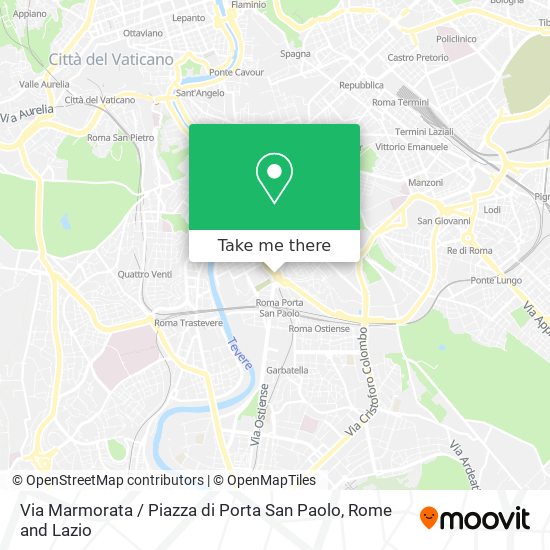 Via Marmorata / Piazza di Porta San Paolo map