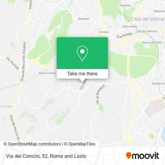 Via dei Concini, 52 map