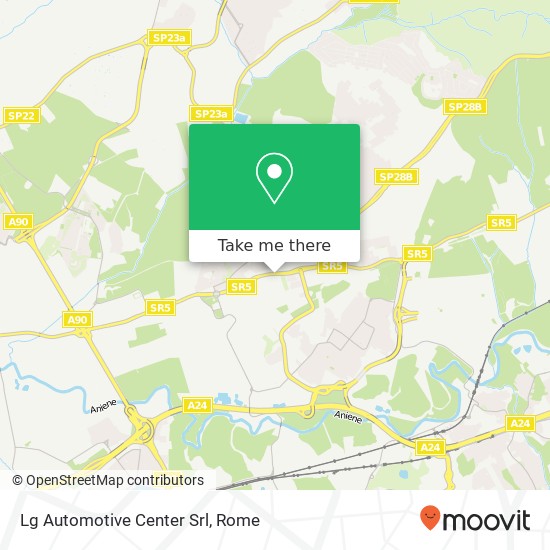 Lg Automotive Center Srl map