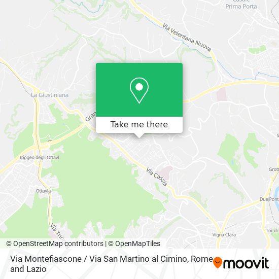 Via Montefiascone / Via San Martino al Cimino map