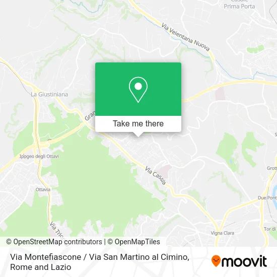 Via Montefiascone / Via San Martino al Cimino map