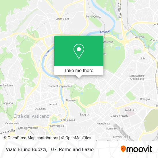 Bruno Buozzi Avenue, 107 map