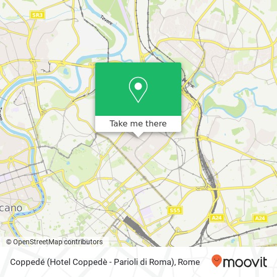 Coppedé (Hotel Coppedè - Parioli di Roma) map