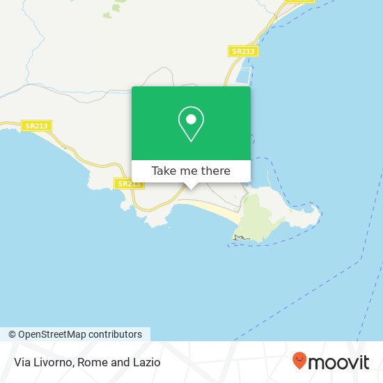 Via Livorno map