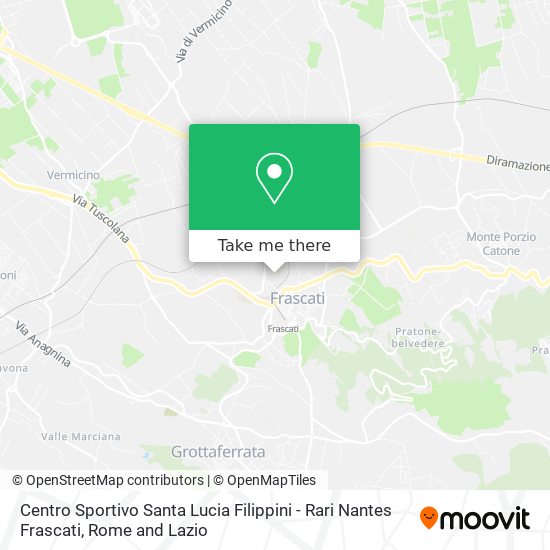 Centro Sportivo Santa Lucia Filippini - Rari Nantes Frascati map