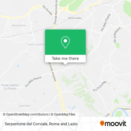 Serpentone del Corviale map