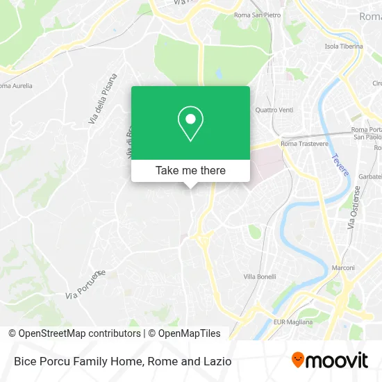 Bice Porcu Family Home map