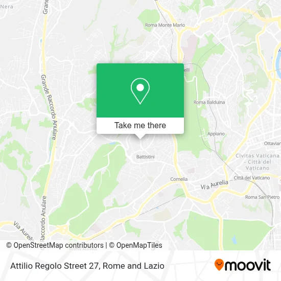 Attilio Regolo Street 27 map