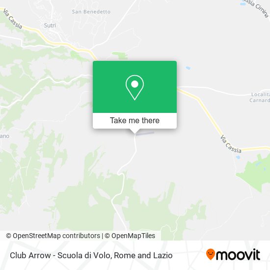 Club Arrow - Scuola di Volo map