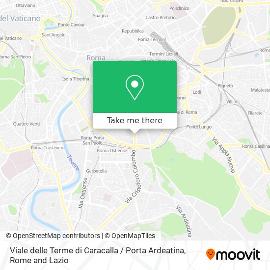 Viale delle Terme di Caracalla / Porta Ardeatina map