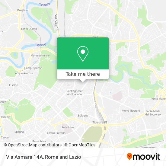 Asmara Street 14A map