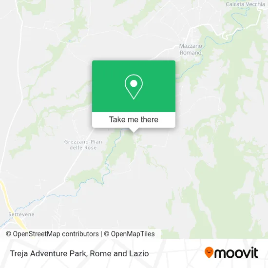 Treja Adventure Park map