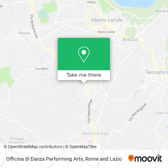 Officina di Danza Performing Arts map