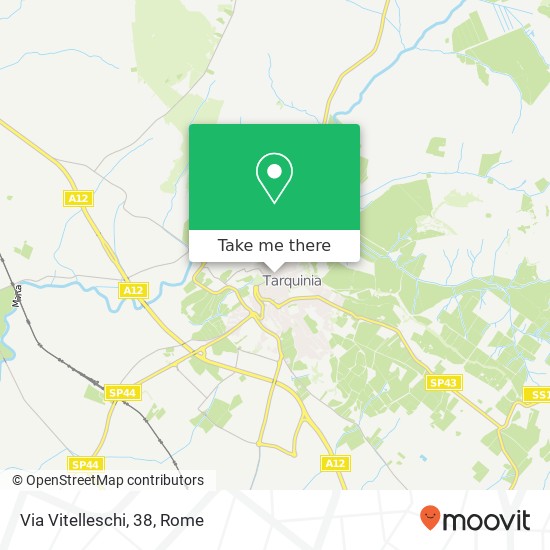Via Vitelleschi, 38 map