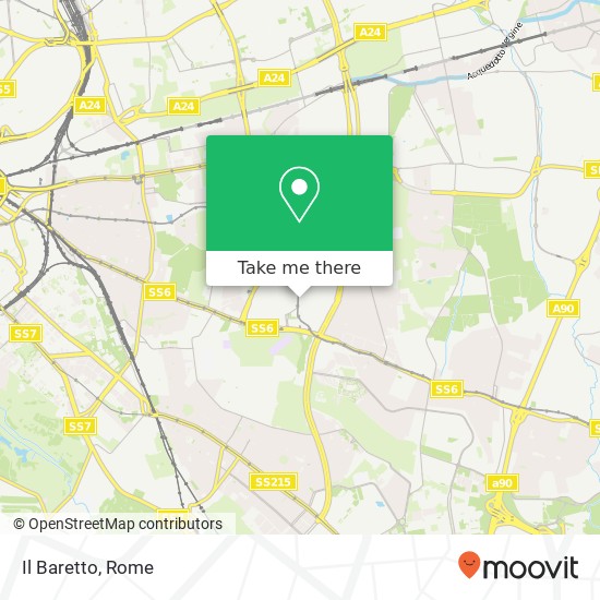 Il Baretto map