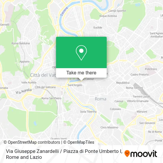 Via Giuseppe Zanardelli / Piazza di Ponte Umberto I map