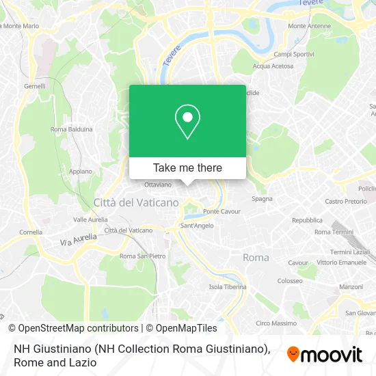 NH Giustiniano (NH Collection Roma Giustiniano) map