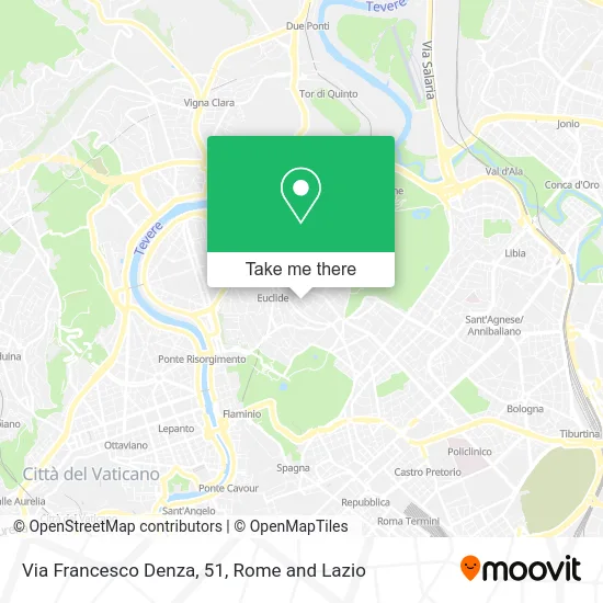 Francesco Denza Street, 51 map