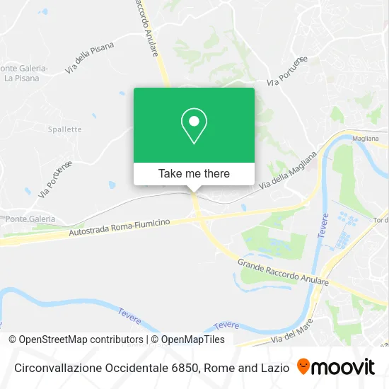Circonvallazione Occidentale 6850 map
