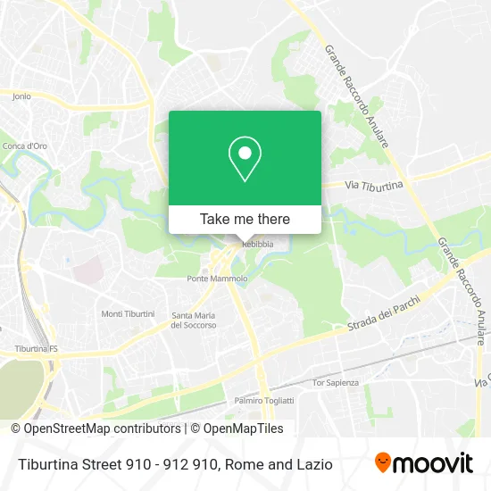 Tiburtina Street 910 - 912 910 map