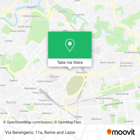 Berengario Street, 11a map