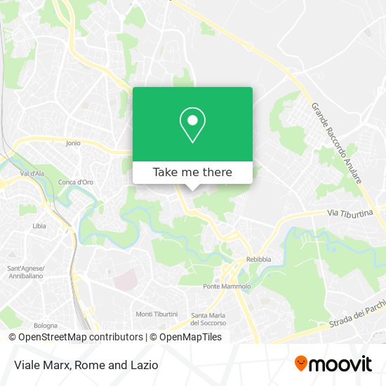 Viale Marx map