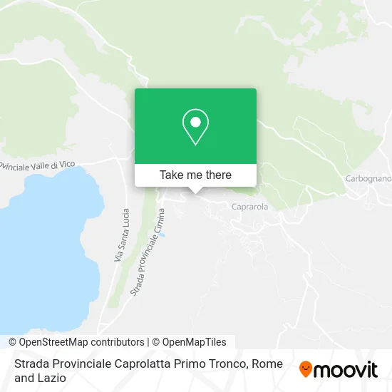 Caprolatta Provincial Road First Section map