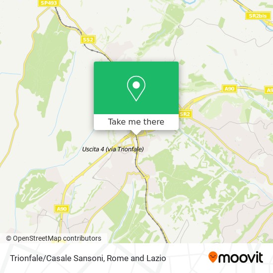 Trionfale/Casale Sansoni map