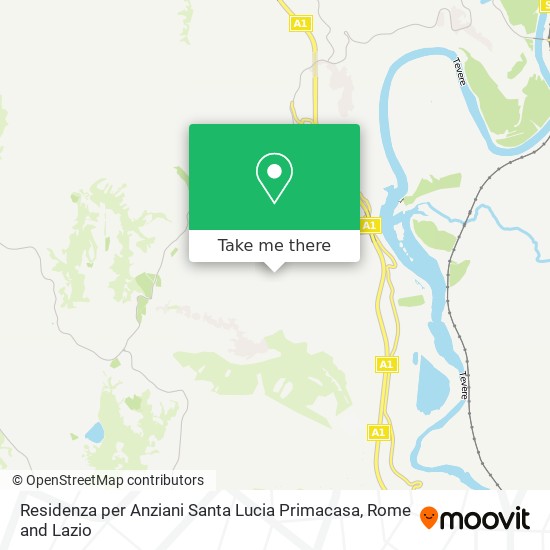 Residenza per Anziani Santa Lucia Primacasa map