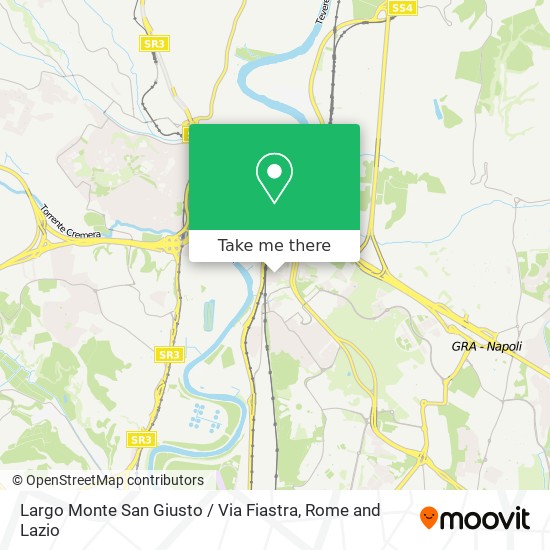Largo Monte San Giusto / Via Fiastra map
