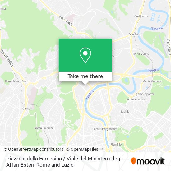 Piazzale della Farnesina / Viale del Ministero degli Affari Esteri map