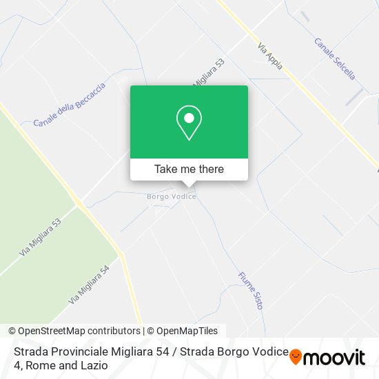 Strada Provinciale Migliara 54 / Strada Borgo Vodice 4 map