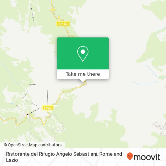 Ristorante del Rifugio Angelo Sebastiani map