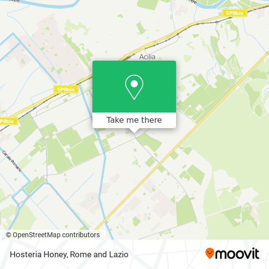 Hosteria Honey map