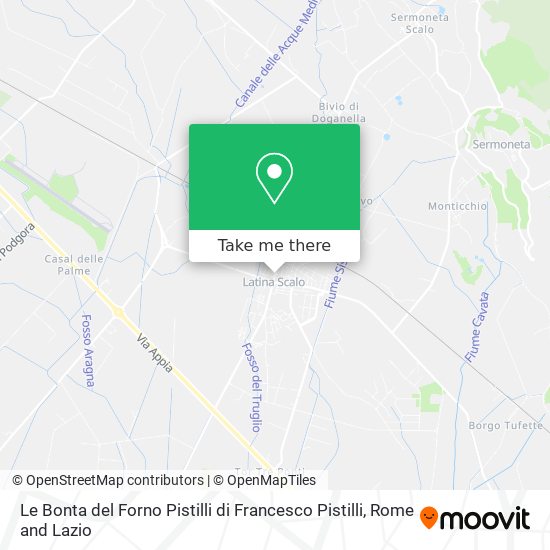 Le Bonta del Forno Pistilli di Francesco Pistilli map