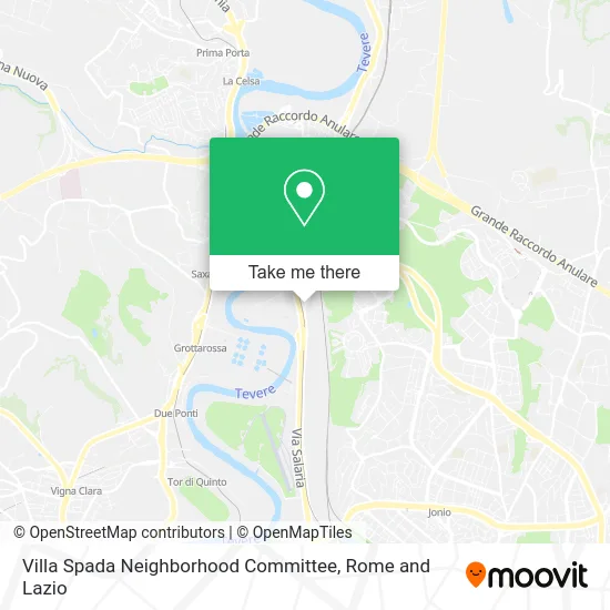 Villa Spada Neighborhood Committee map