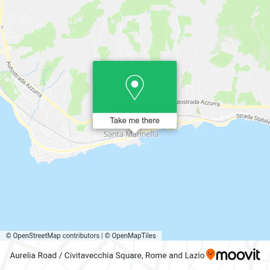 Aurelia Road / Civitavecchia Square map